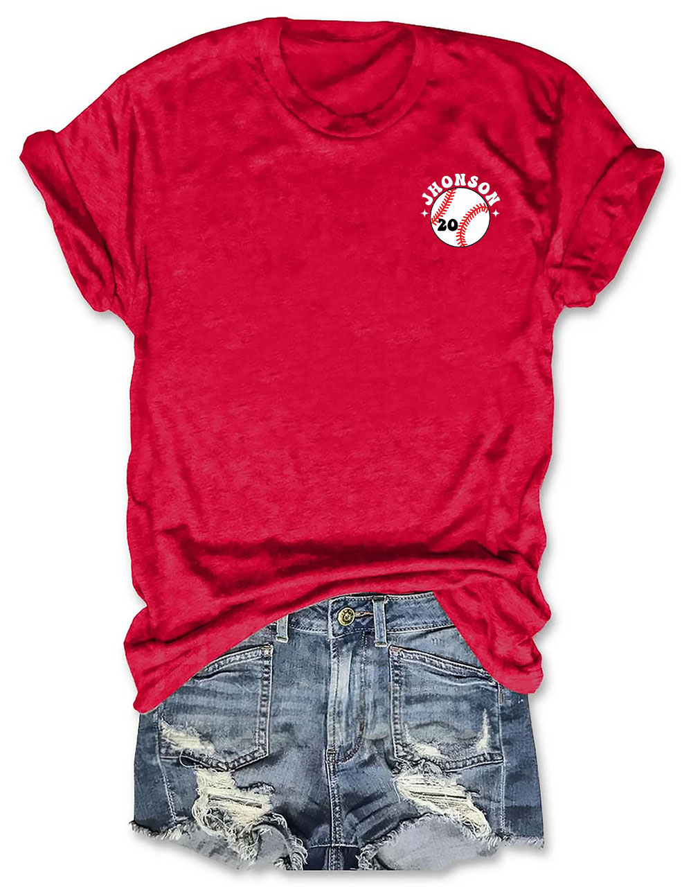 Custom In My Baseball Mom Era Funny T-shirt