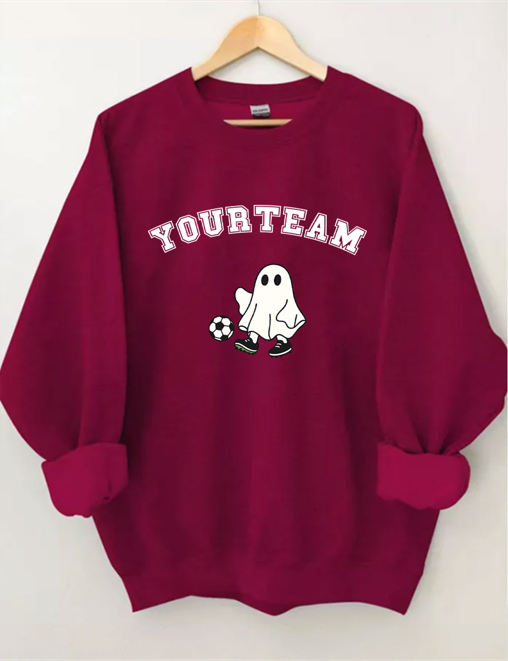 Custom Ghost Soccer Funny Sweatshirt