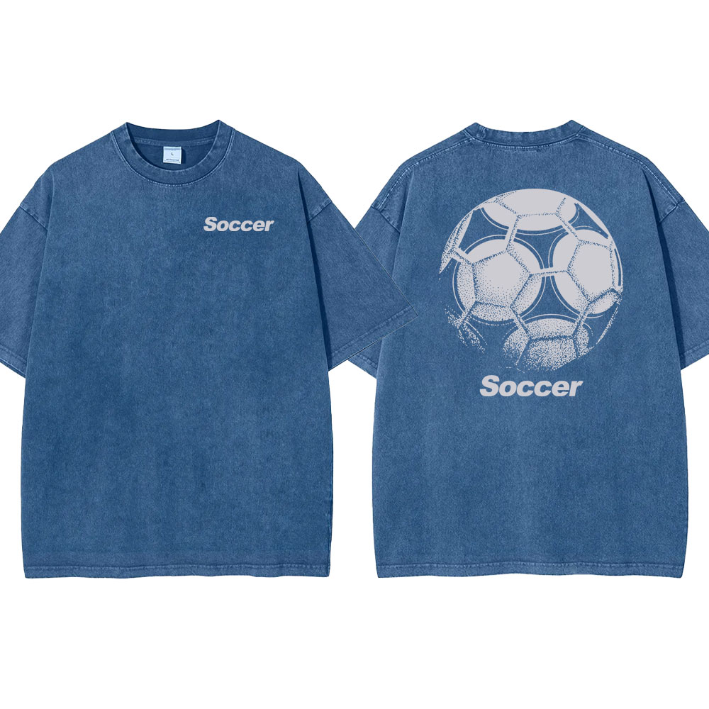 Soccer Unisex Fit Washed T-shirt
