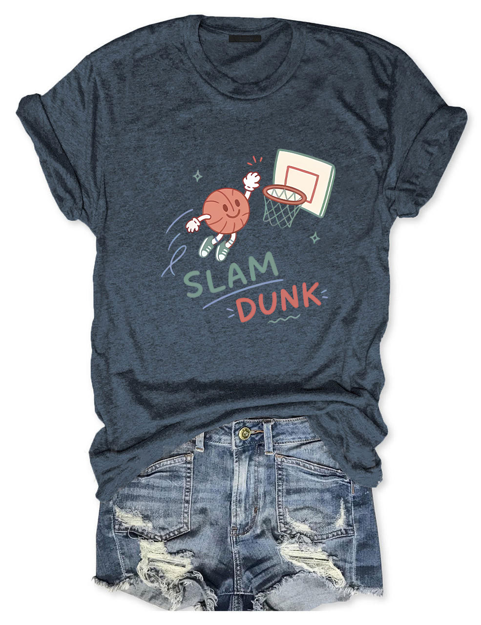 Slam Dunk Basketball Funny Basketball T-Shirt