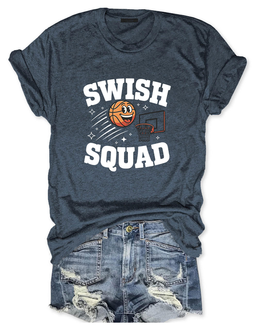 Swish Squad Basketball T-Shirt