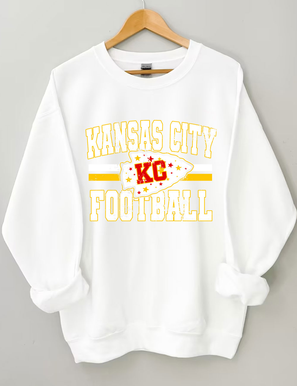 KC Chiefs Arrowhead Football Sweatshirt
