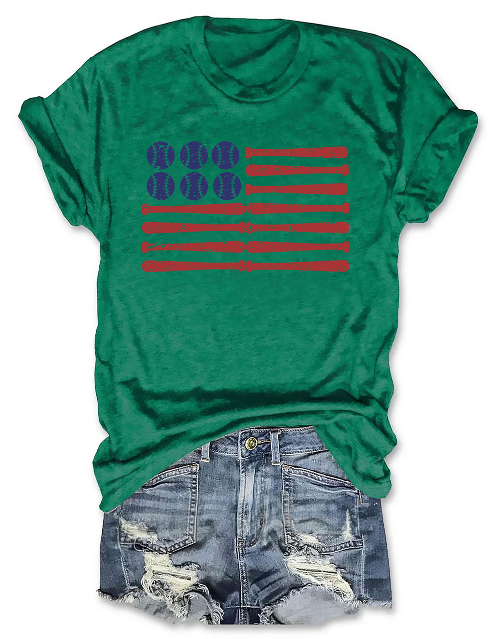Baseball Flag T-shirt