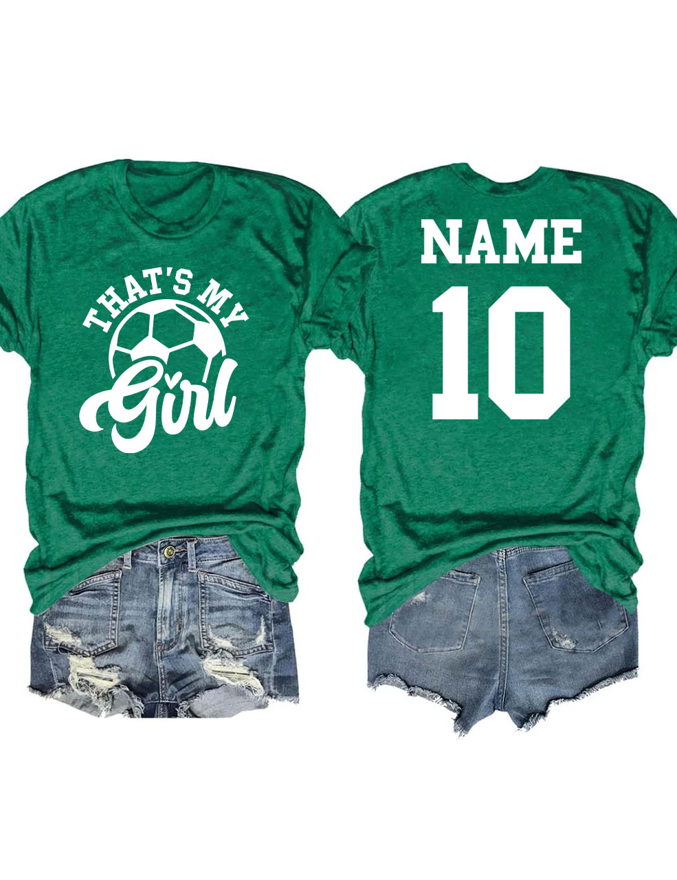 Custom That's My Girl Football T-shirt