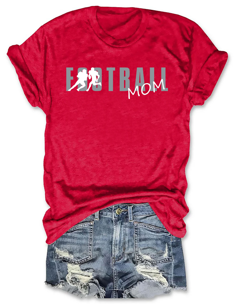 Custom Football Mom T-shirt