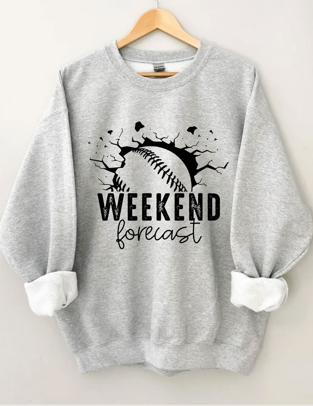 Weekend Forecast Softball Sweatshirt