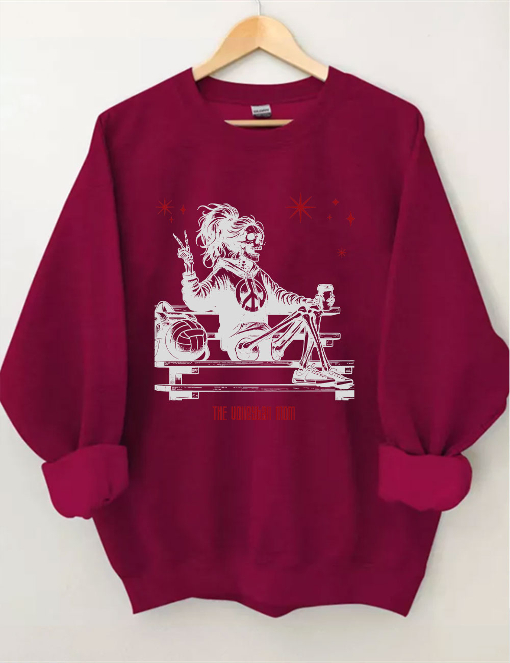 Halloween Volleyball Mama Sweatshirt