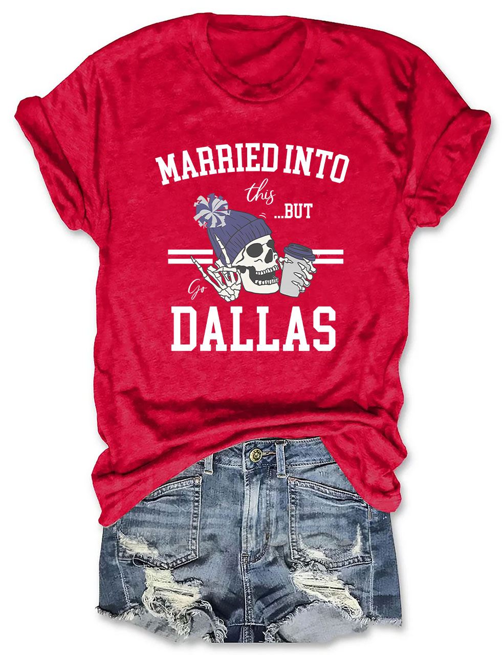 Married Into This But Dallas Football T-Shirt
