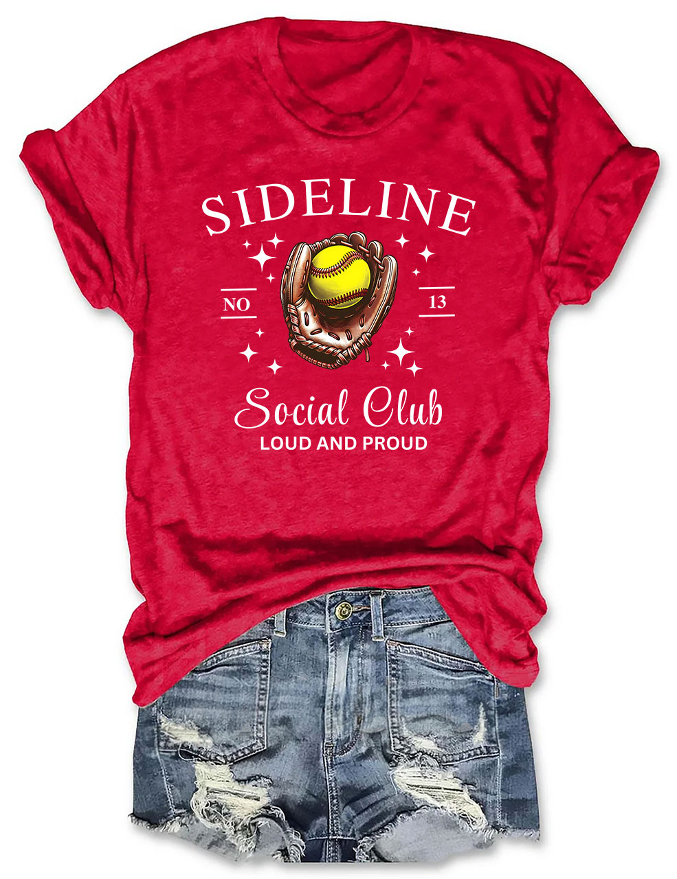 Sideline Social Club Softball Mom T-shirt