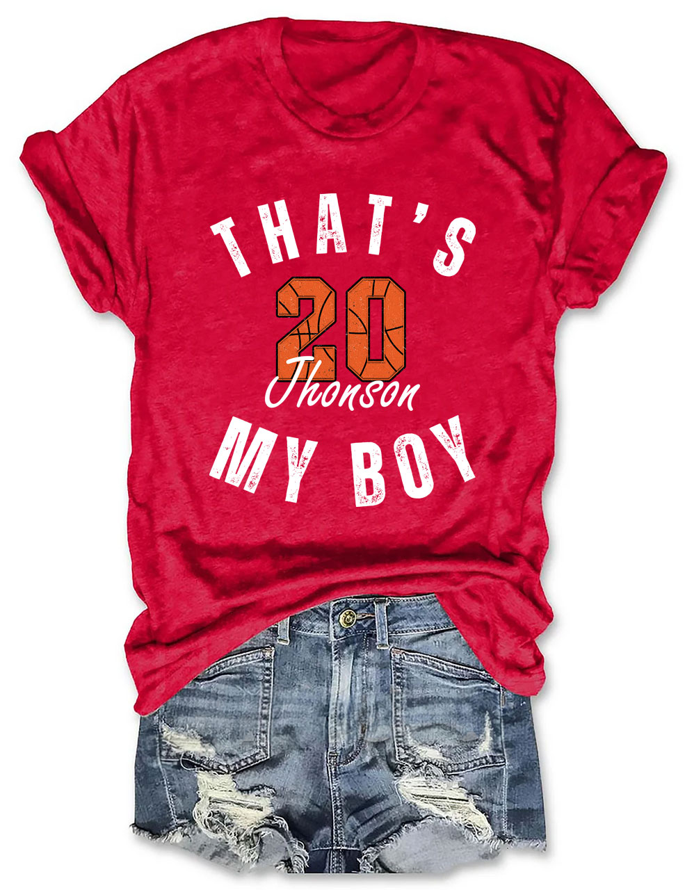 Custom That's My Boy Basketball T-shirt