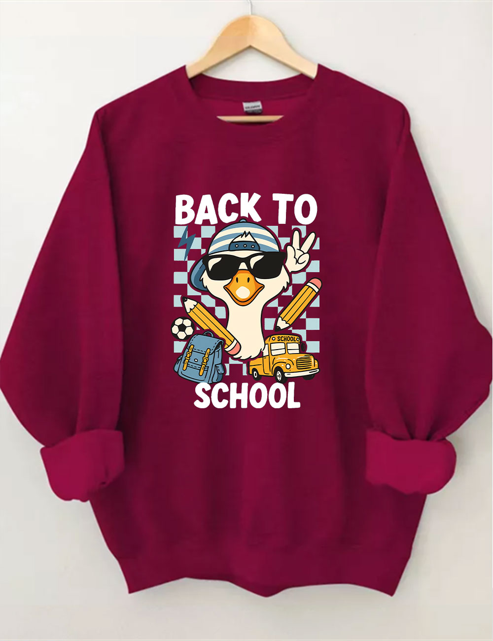Back To School Funny Soccer Sweatshirt