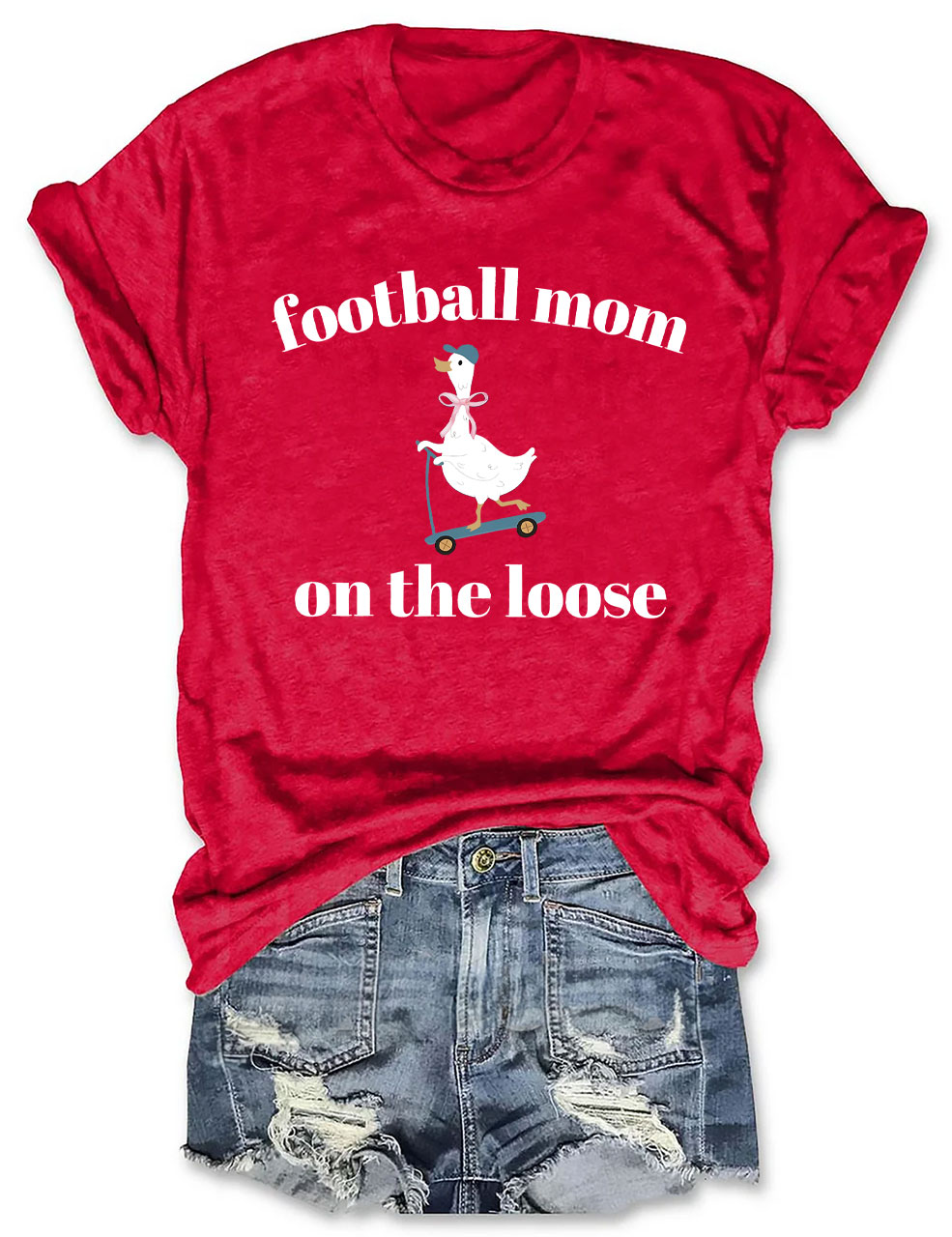 Football Goose On The Loose Funny T-shirt