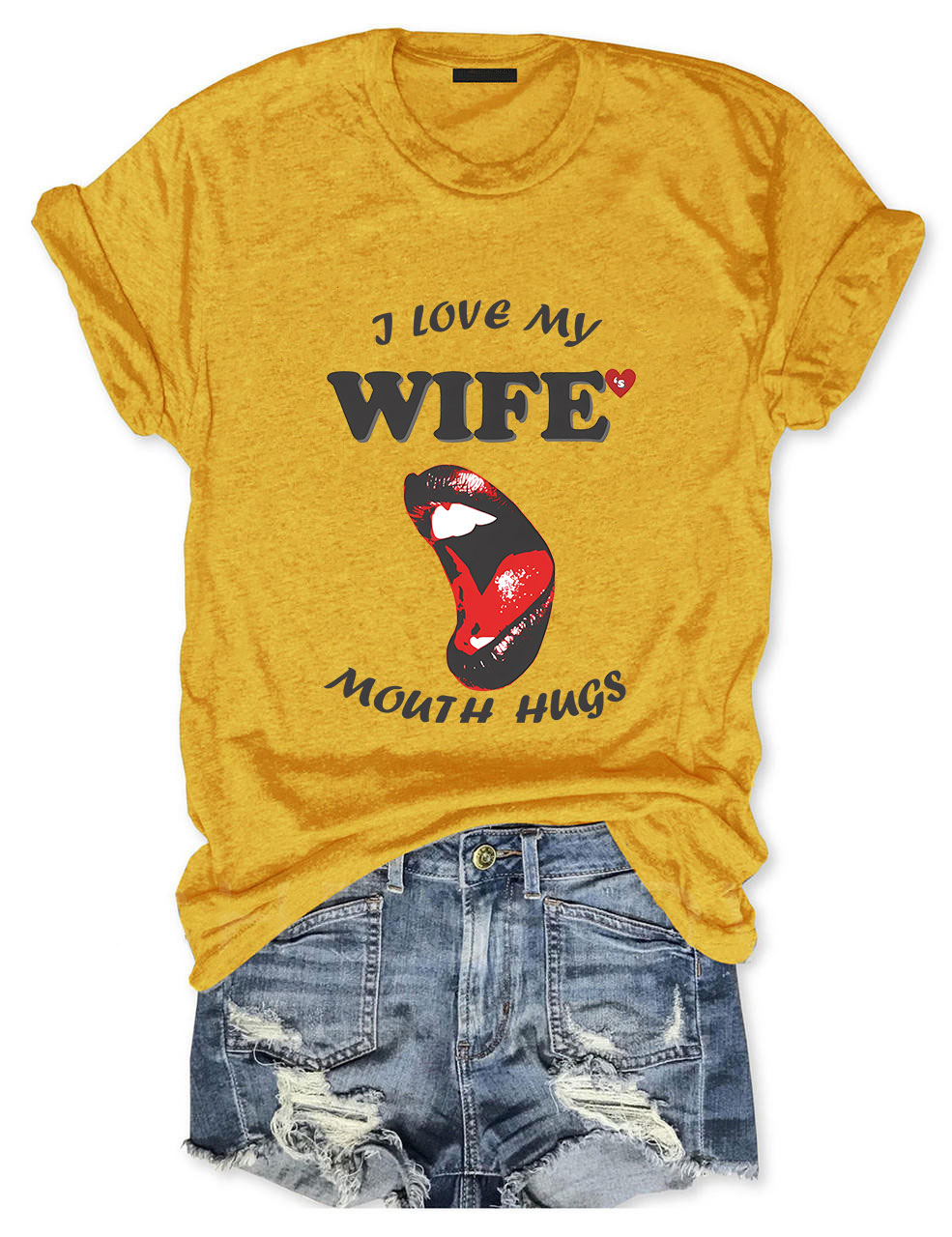 "I Love My Wife" Adult Funny T-Shirt