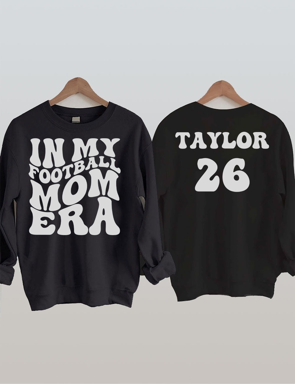 In My Football Mom Era  Custom Sweatshirt