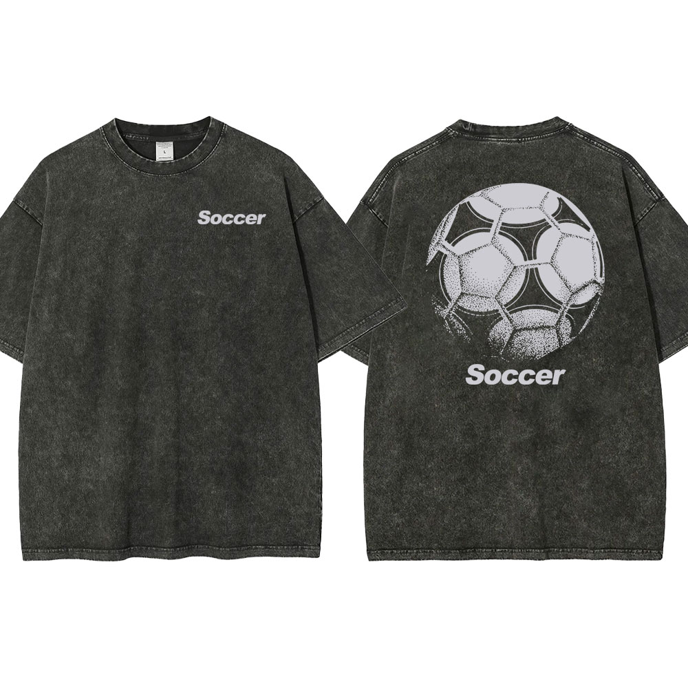 Soccer Unisex Fit Washed T-shirt
