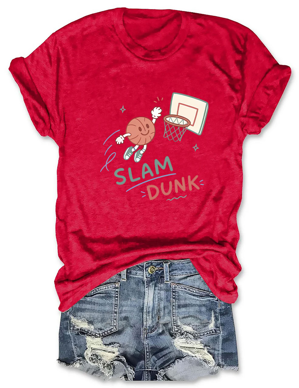 Slam Dunk Basketball Funny Basketball T-Shirt
