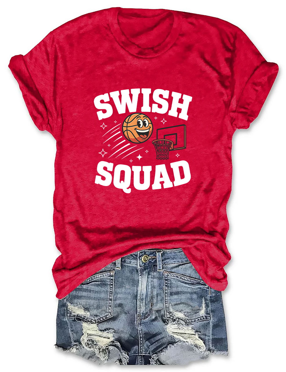 Swish Squad Basketball T-Shirt