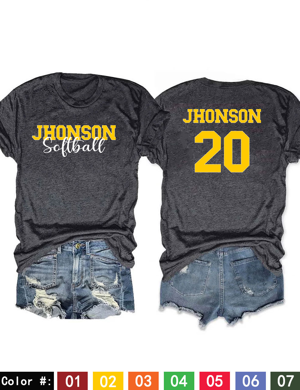 Custom Softball T-Shirt