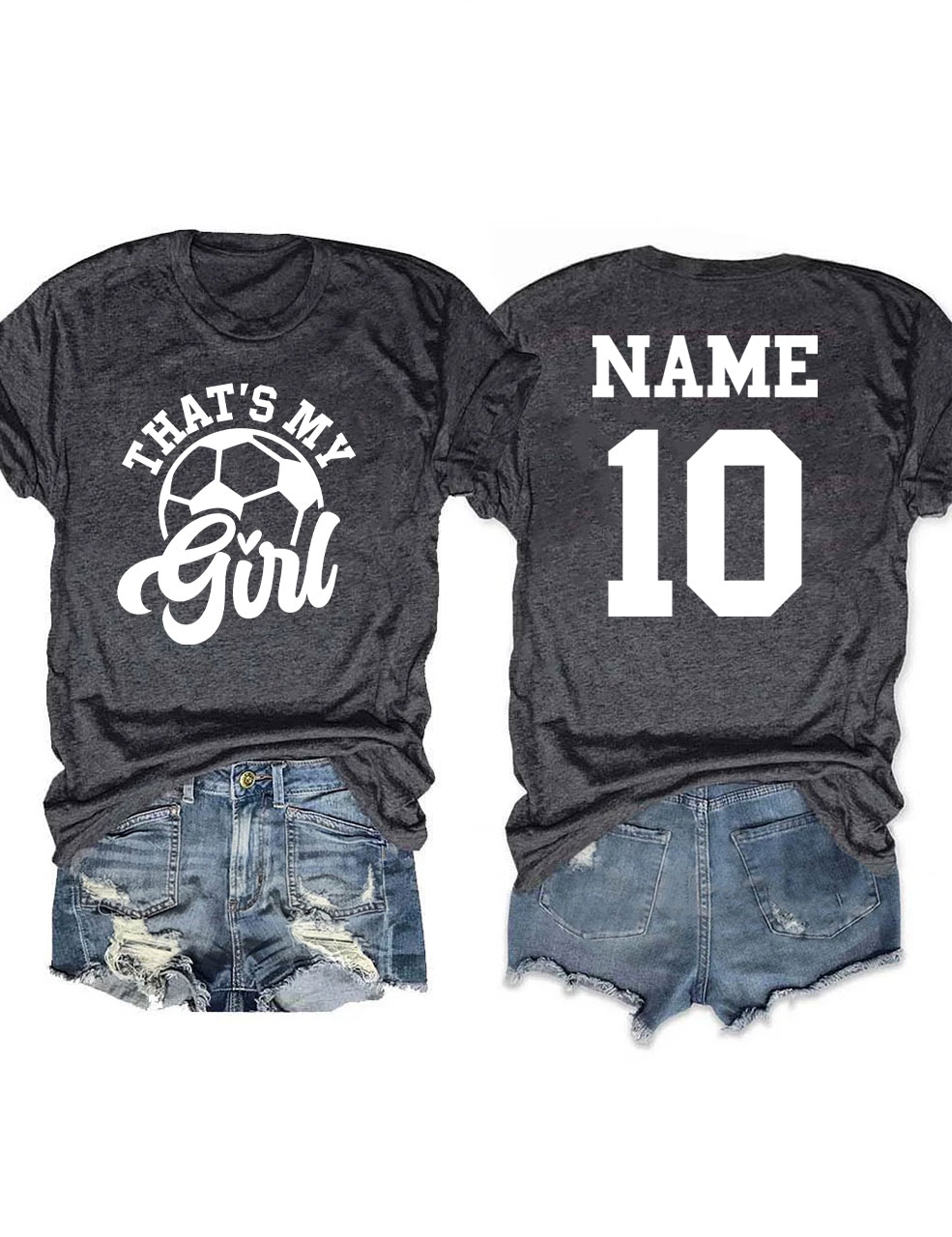 Custom That's My Girl Football T-shirt