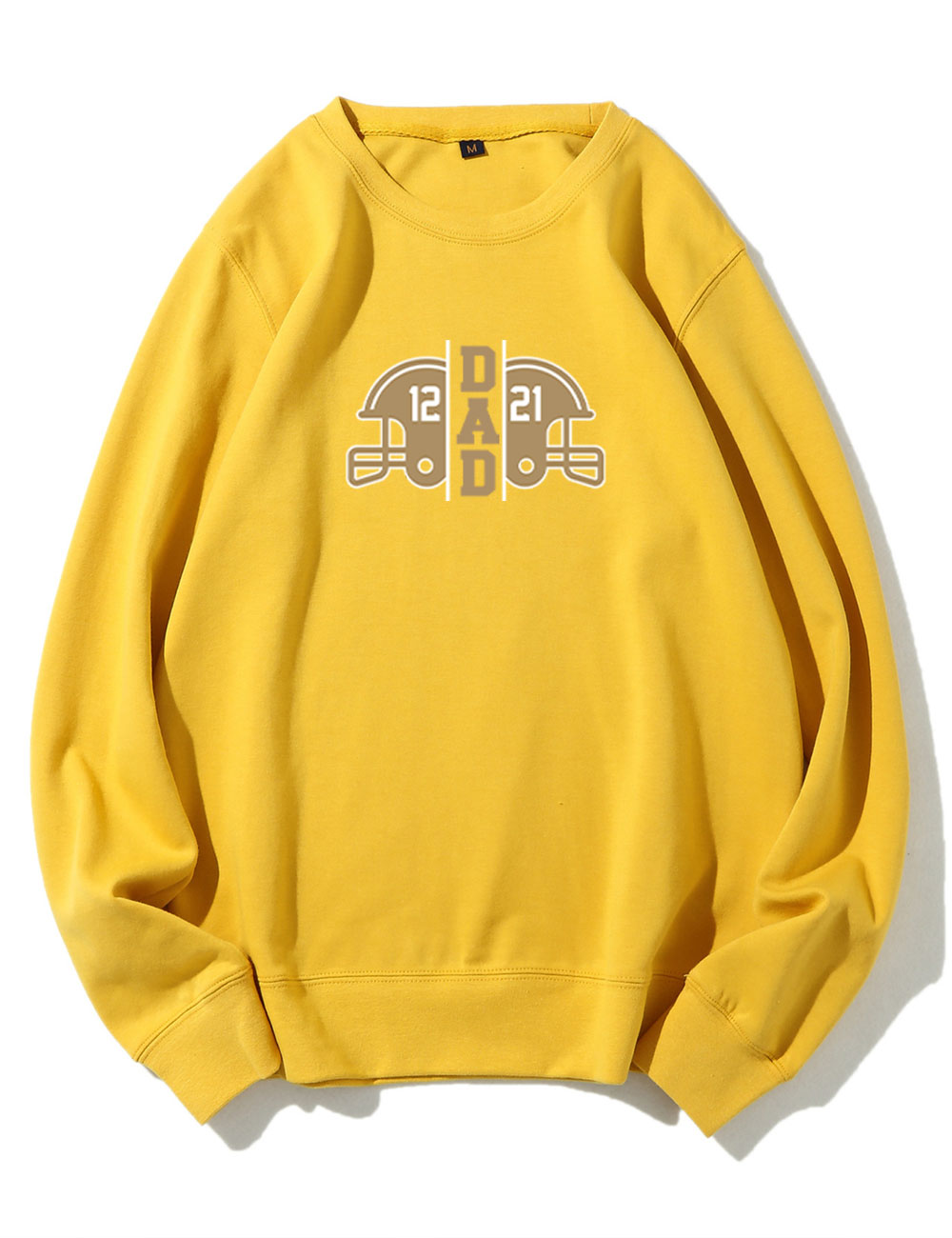 2 Players Custom Football Dad Sweatshirt