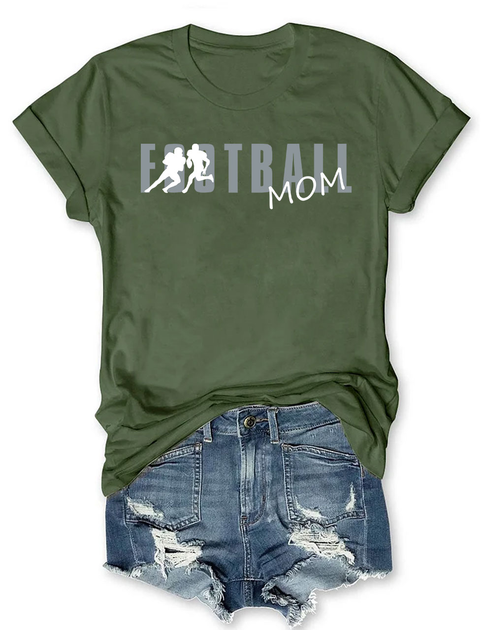 Custom Football Mom T-shirt