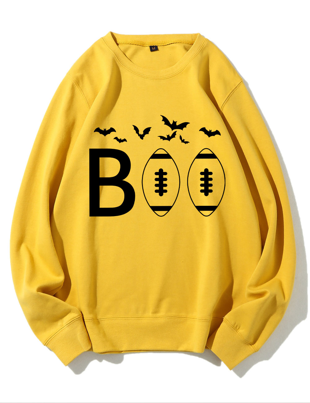 BOO Halloween Football Sweatshirt