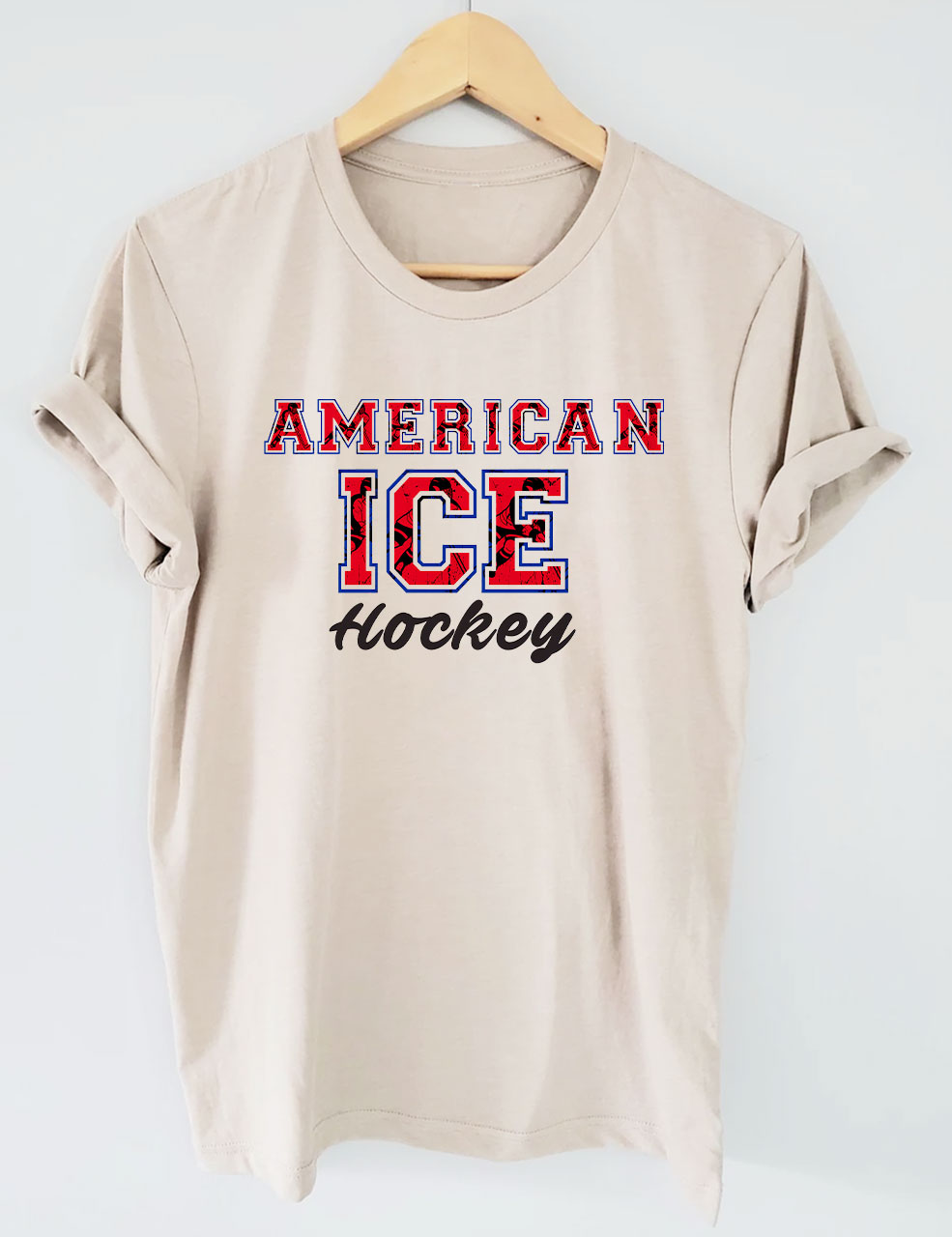 American Ice Hockey Custom T-shirt
