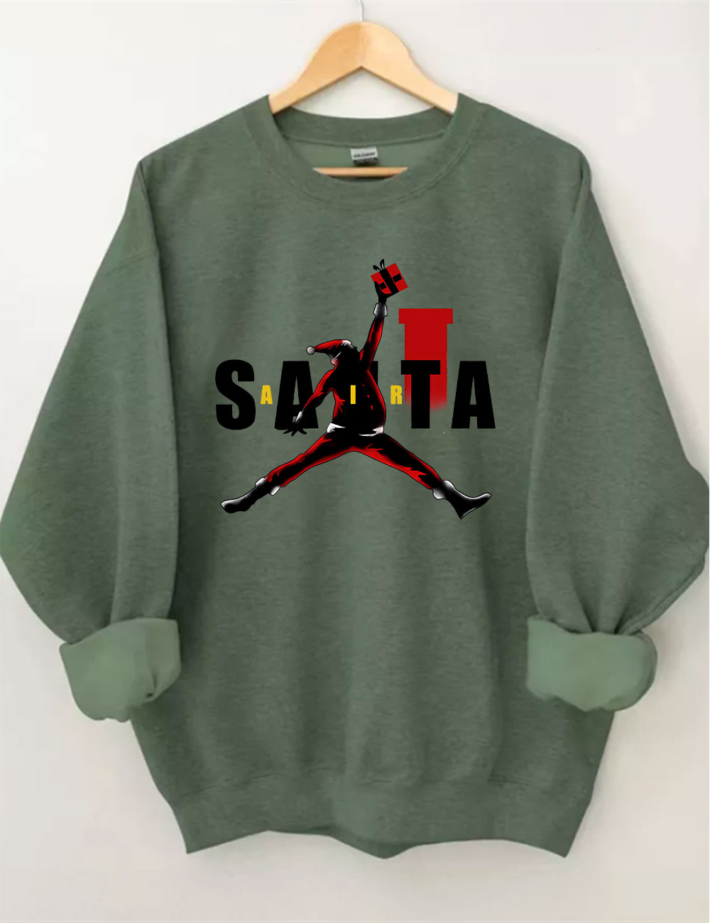 Air Santa Christmas Basketball Sweatshirt