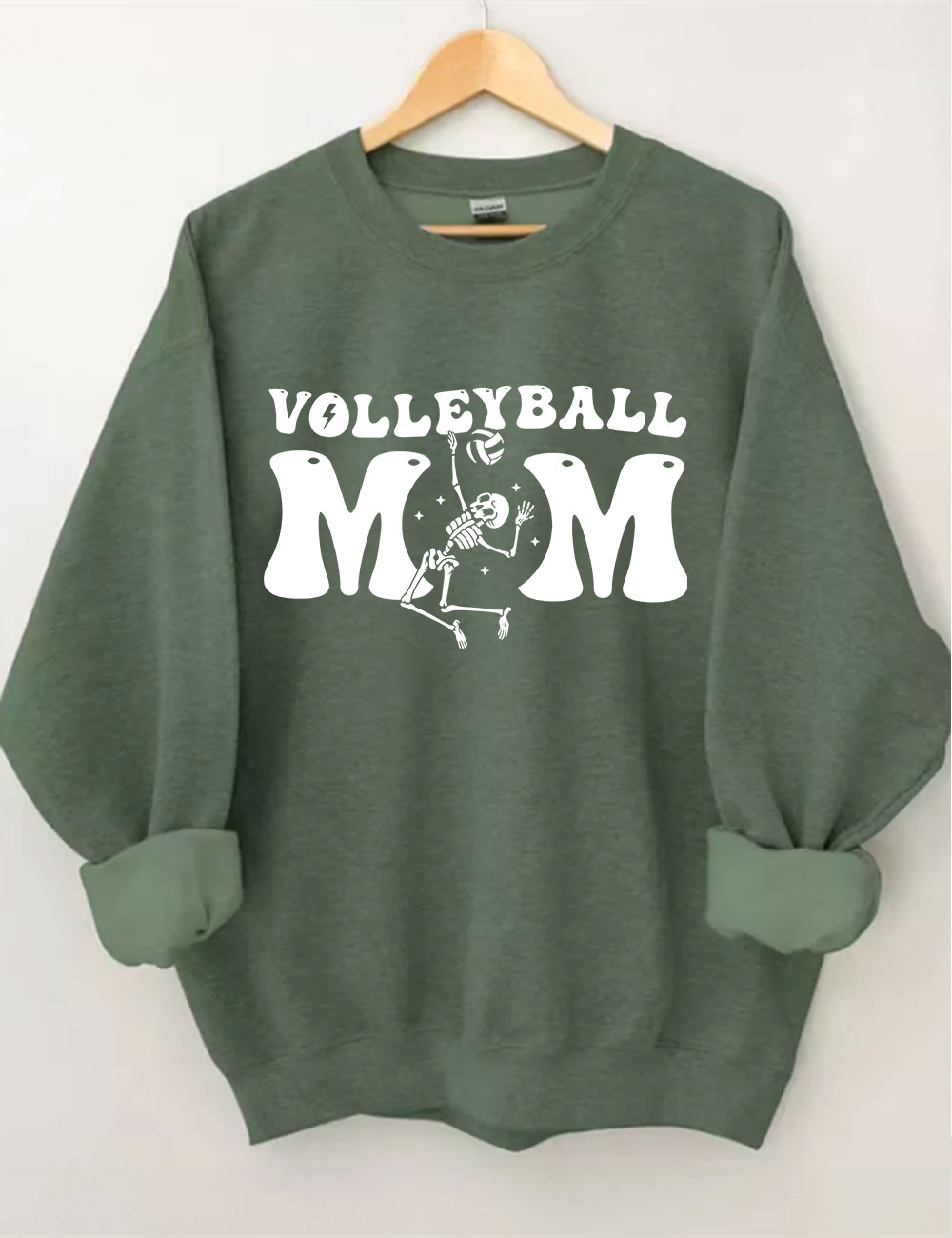 Volleyball Skeleton Mom Sweatshirt