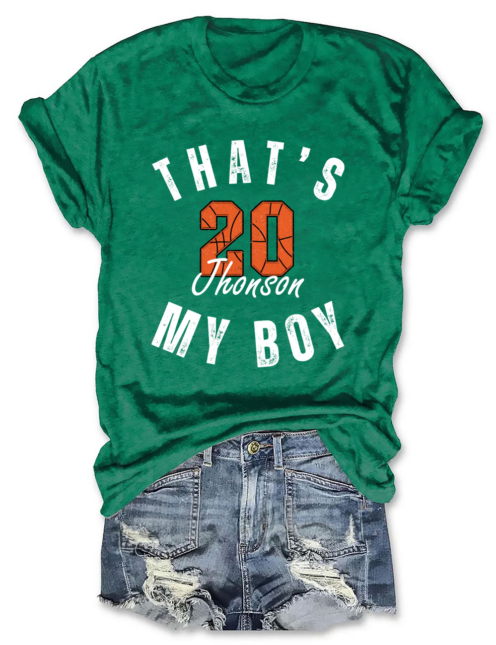 Custom That's My Boy Basketball T-shirt