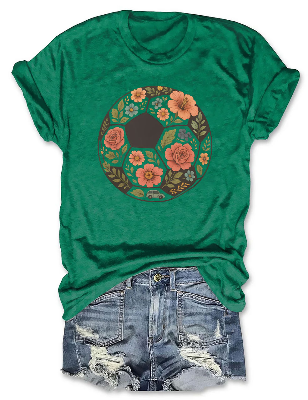 Floral Soccer T-shirt