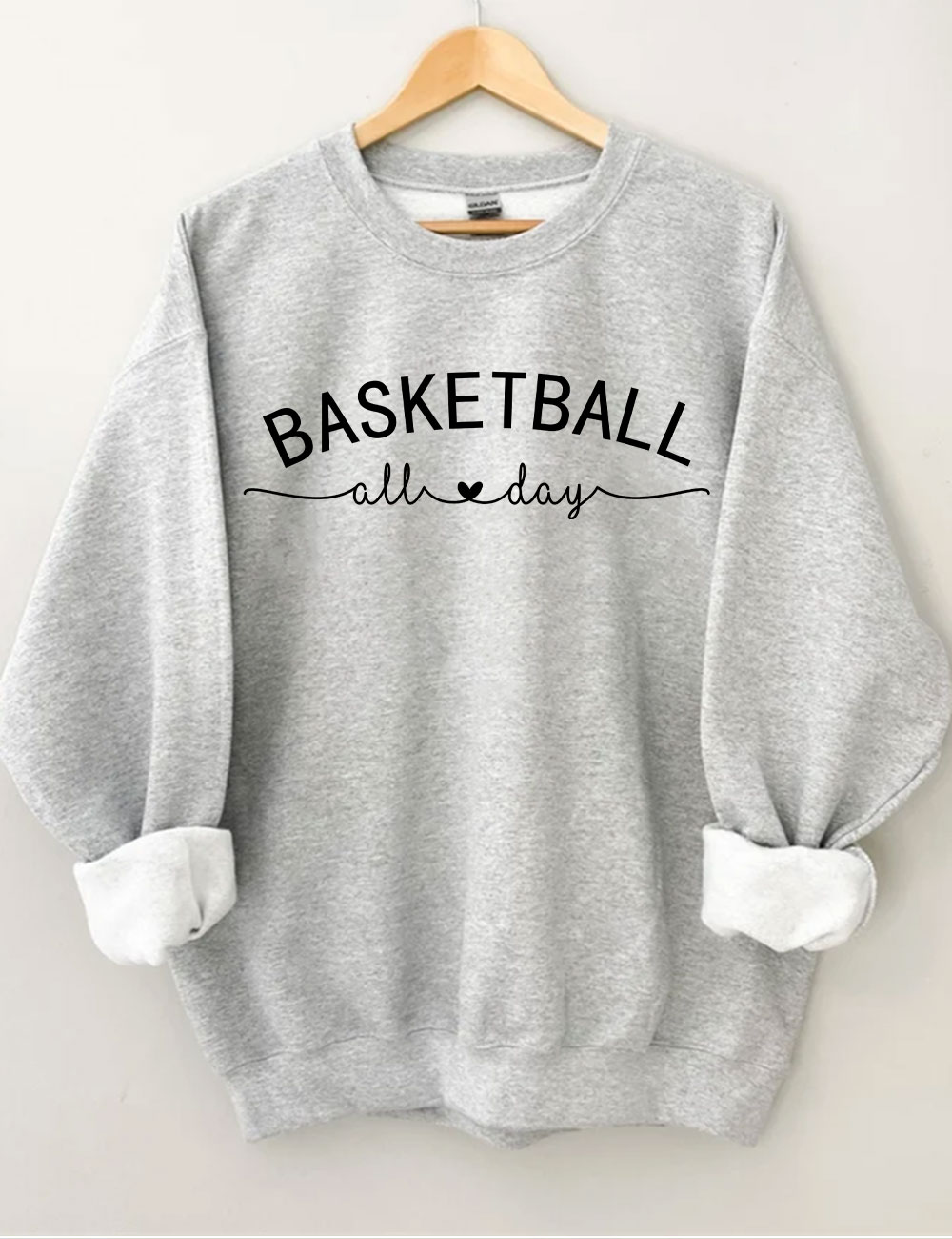Basketball All Day Custom Sweatshirt