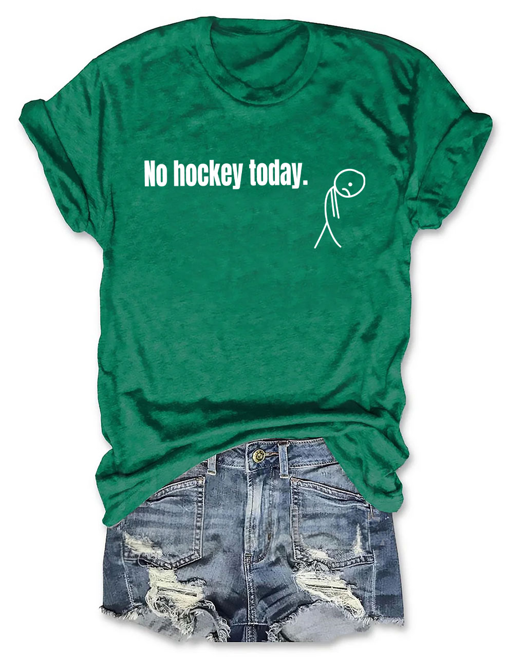 No Hockey Today  Funny T-shirt