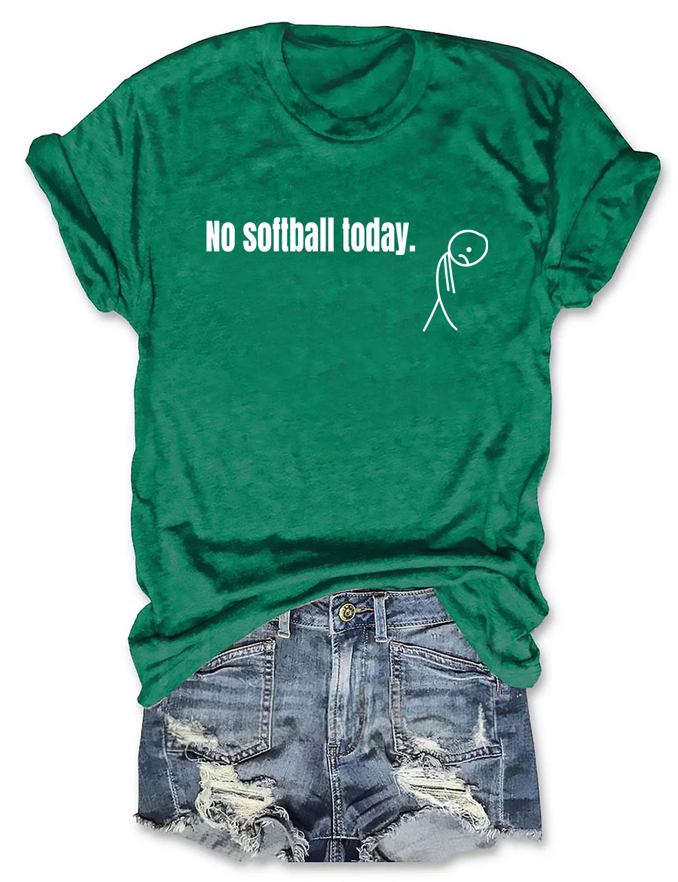 No Softball Today Funny T-Shirt
