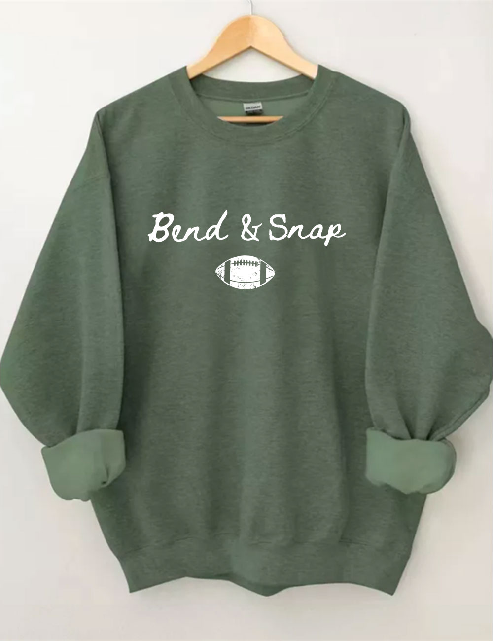 Bend and Snap Funny Football Sweatshirt