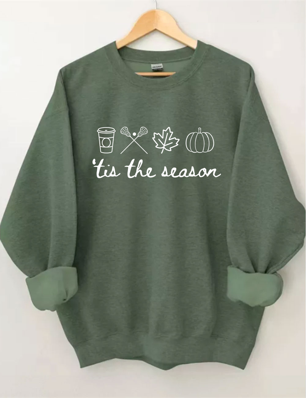 Tis' The Season Lacrosse Funny Sweatshirt