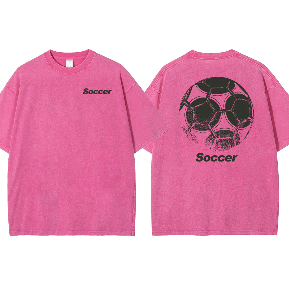 Soccer Unisex Fit Washed T-shirt