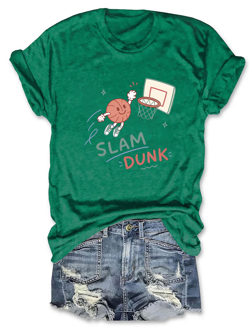 Slam Dunk Basketball Funny Basketball T-Shirt