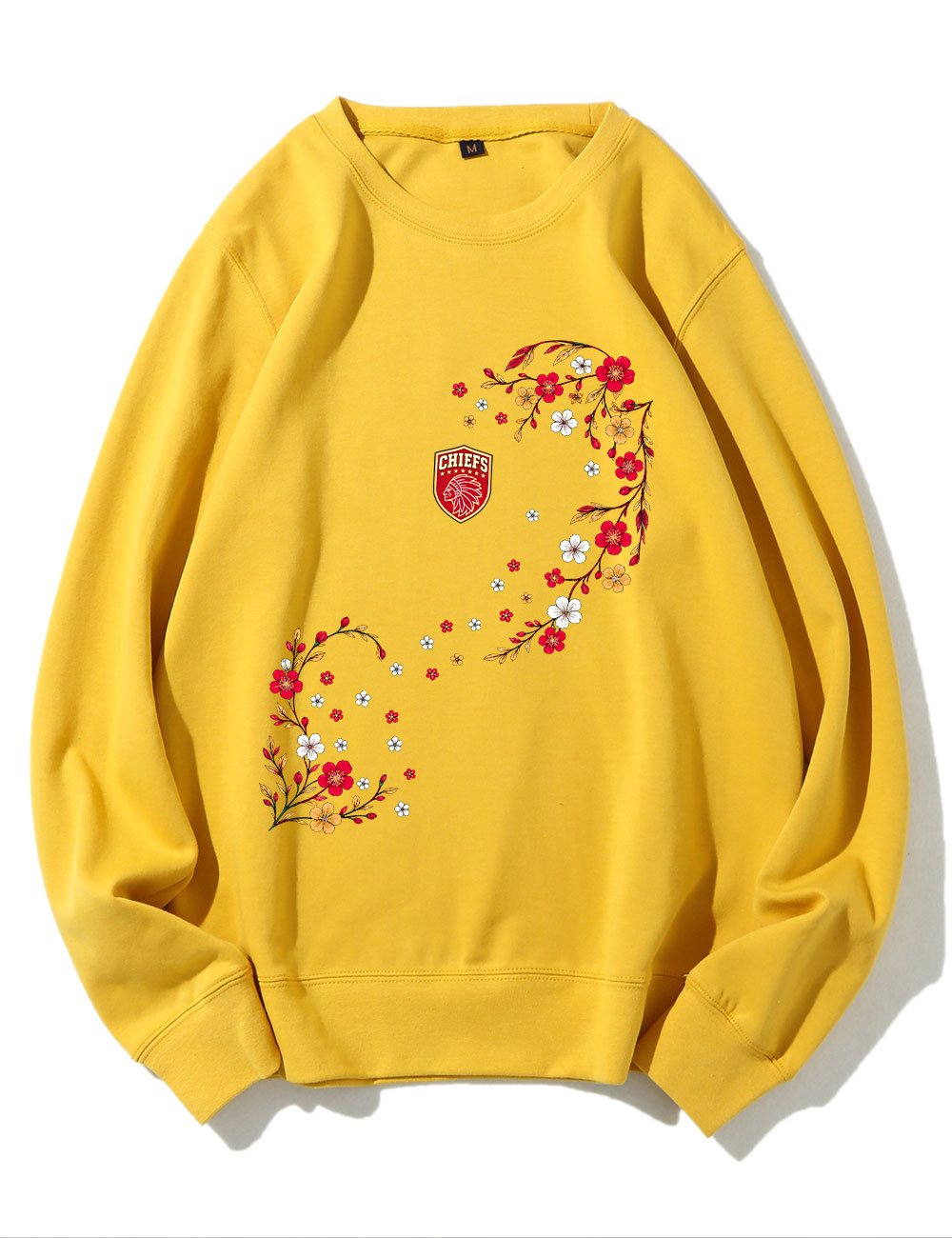 Chiefs Floral Football Sweatshirt
