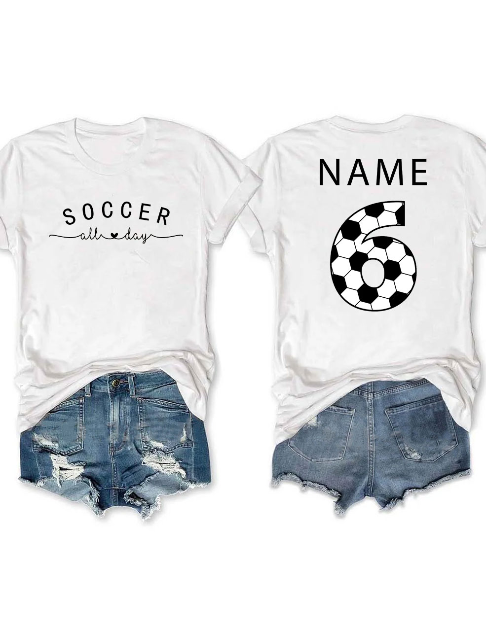 Soccer All Day Custom T-shirt