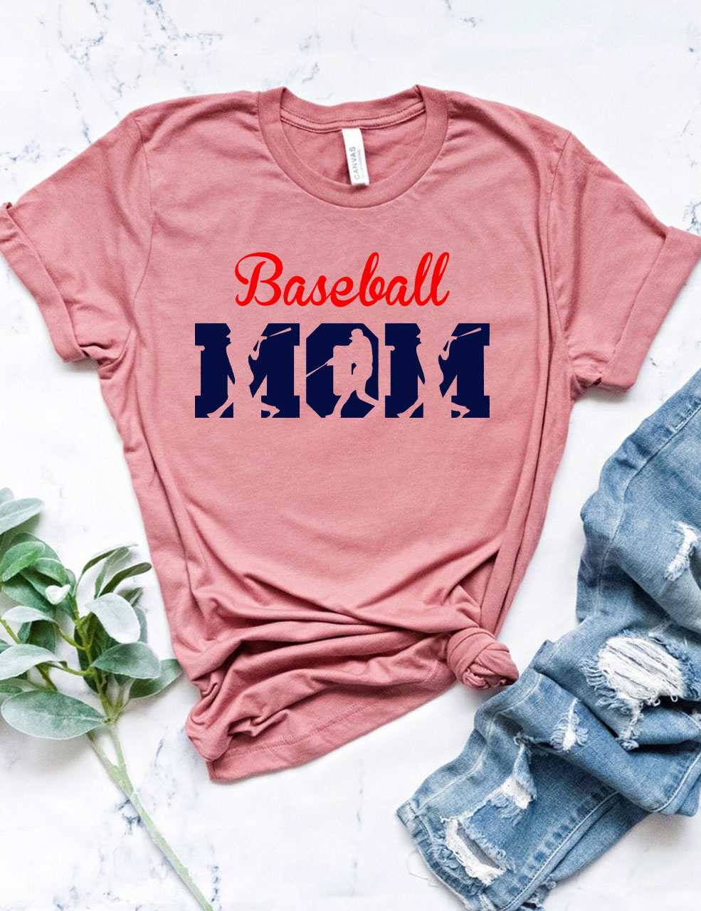Funny Baseball Mom T-shirt