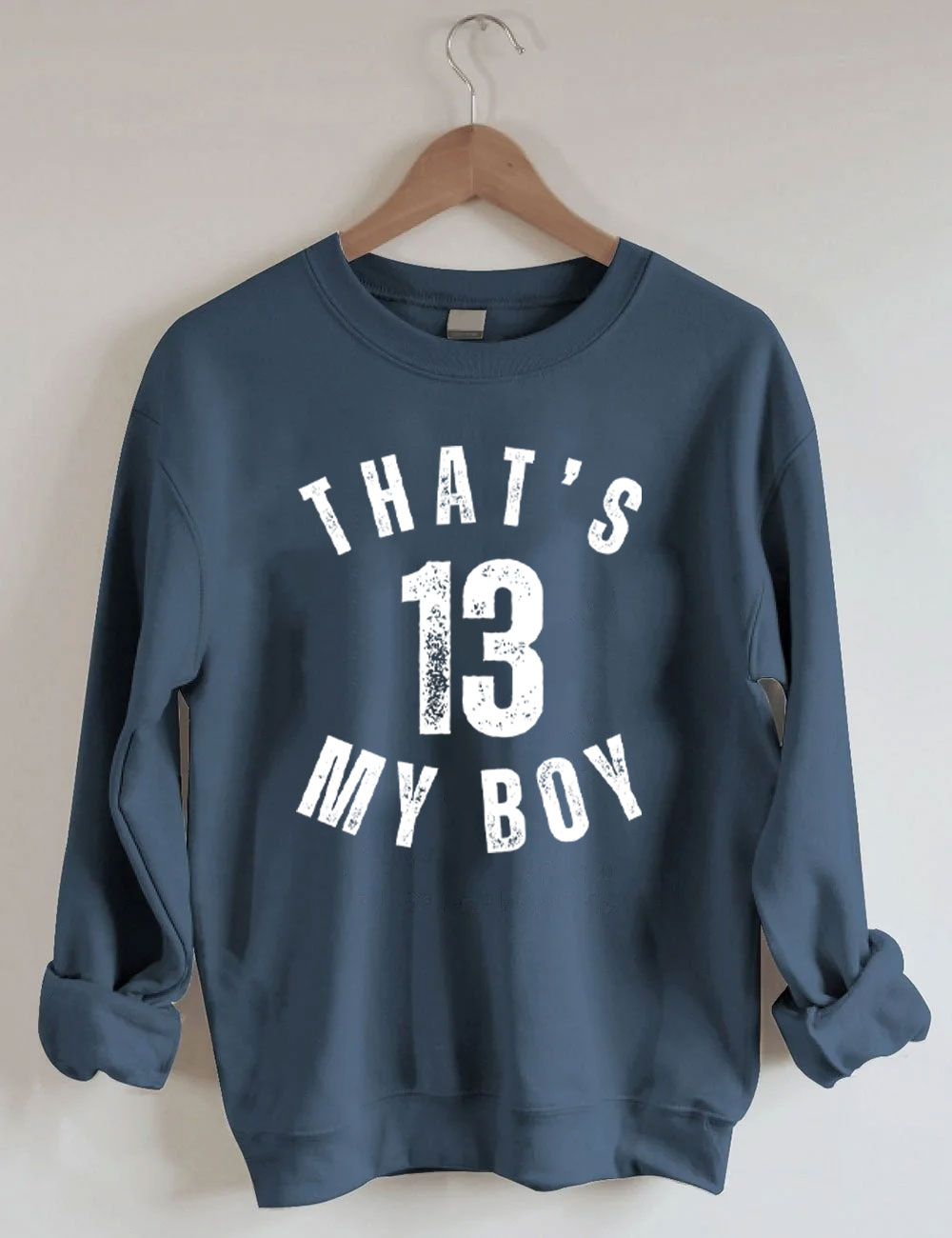 Custom That's My Boy Football Mom Sweatshirt