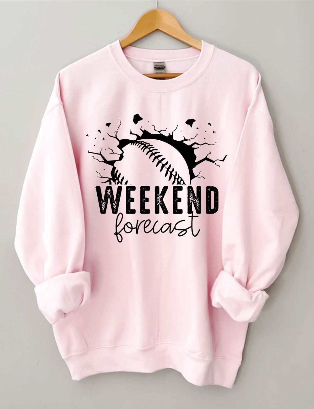 Weekend Forecast Softball Sweatshirt