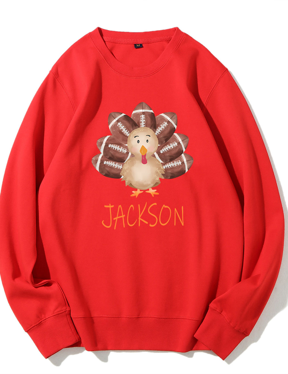 Football Custom Name Turkey Sweatshirt
