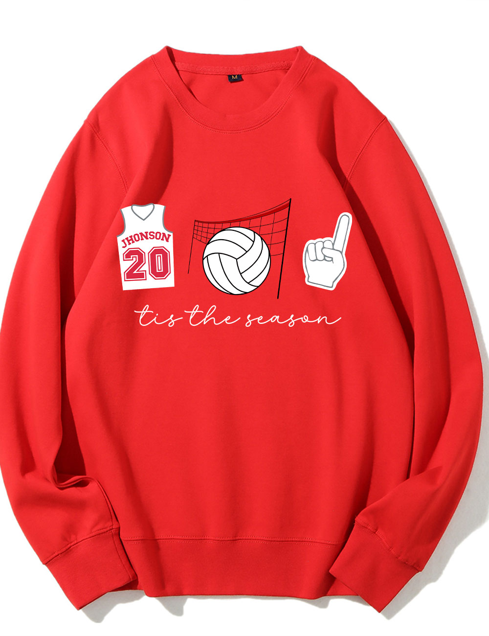 Tis The Season Custom Volleyball Sweatshirt