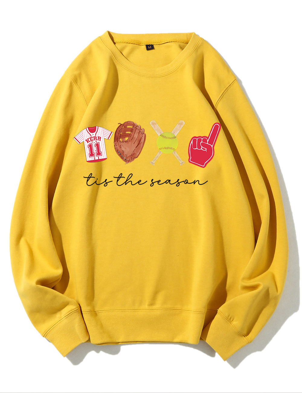 Tis The Season Custom Softball Sweatshirt