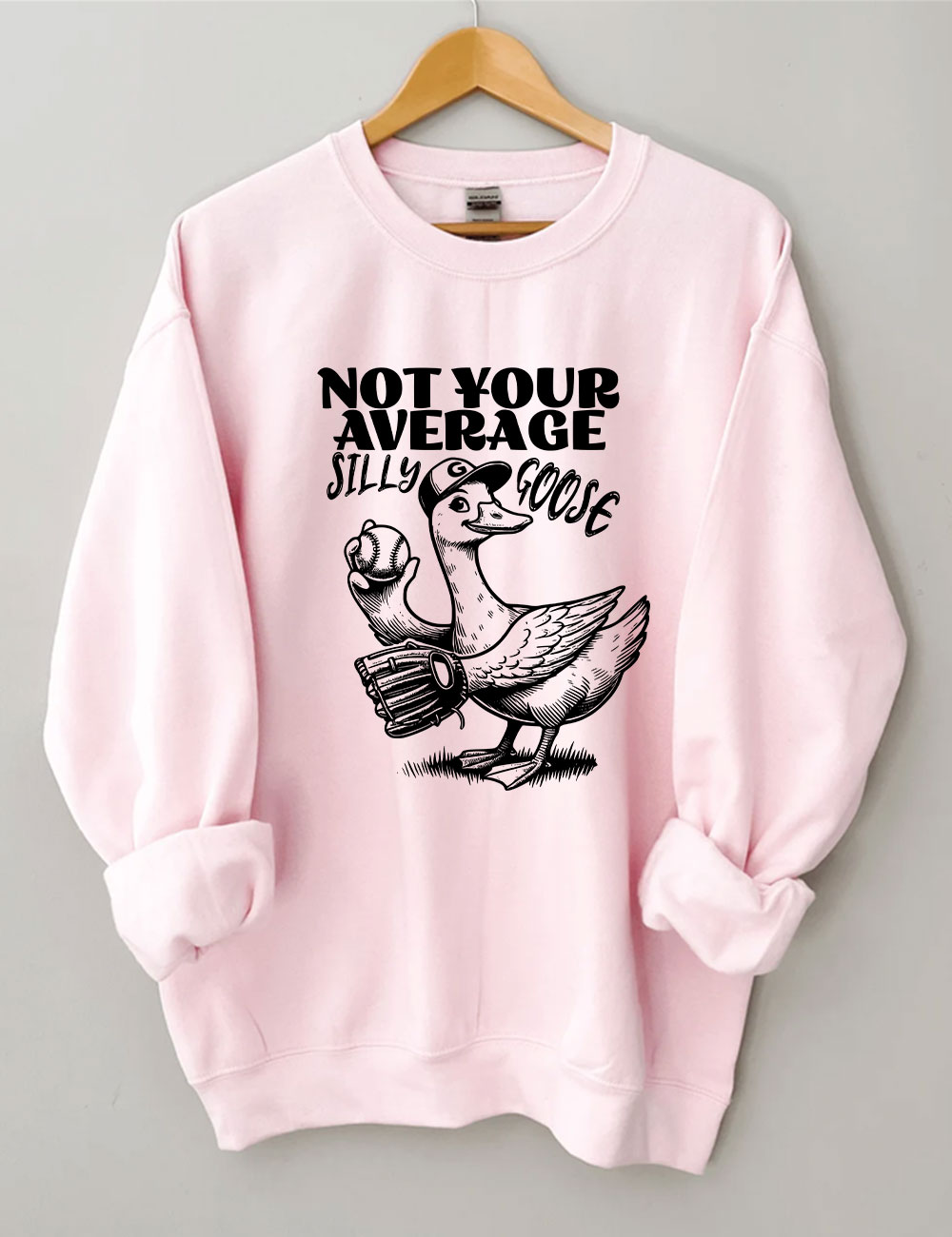Not Your Average Silly Goose Funny Tennis Sweatshirt