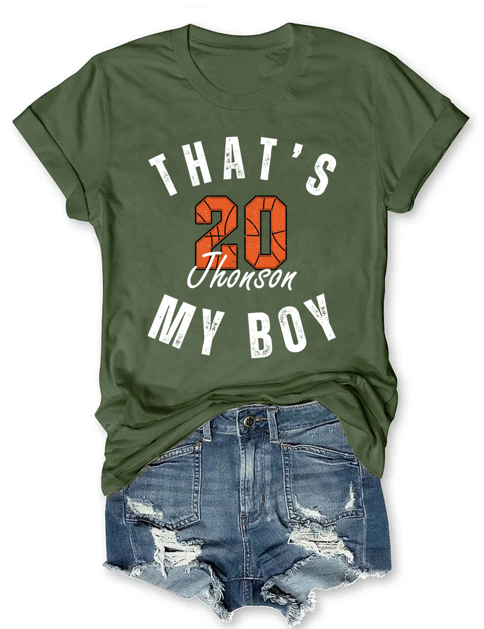 Custom That's My Boy Basketball T-shirt