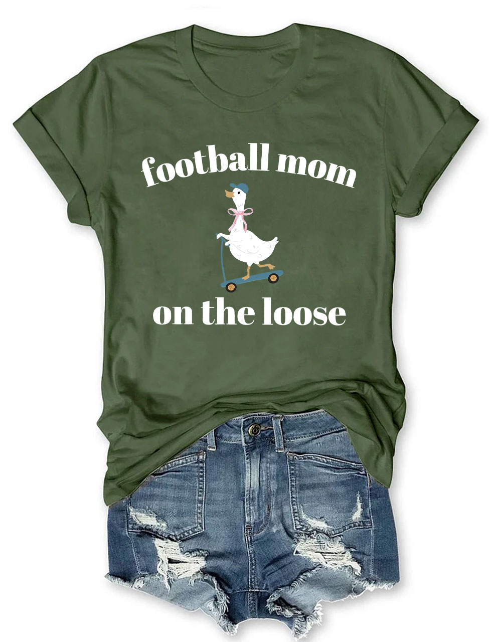 Football Goose On The Loose Funny T-shirt