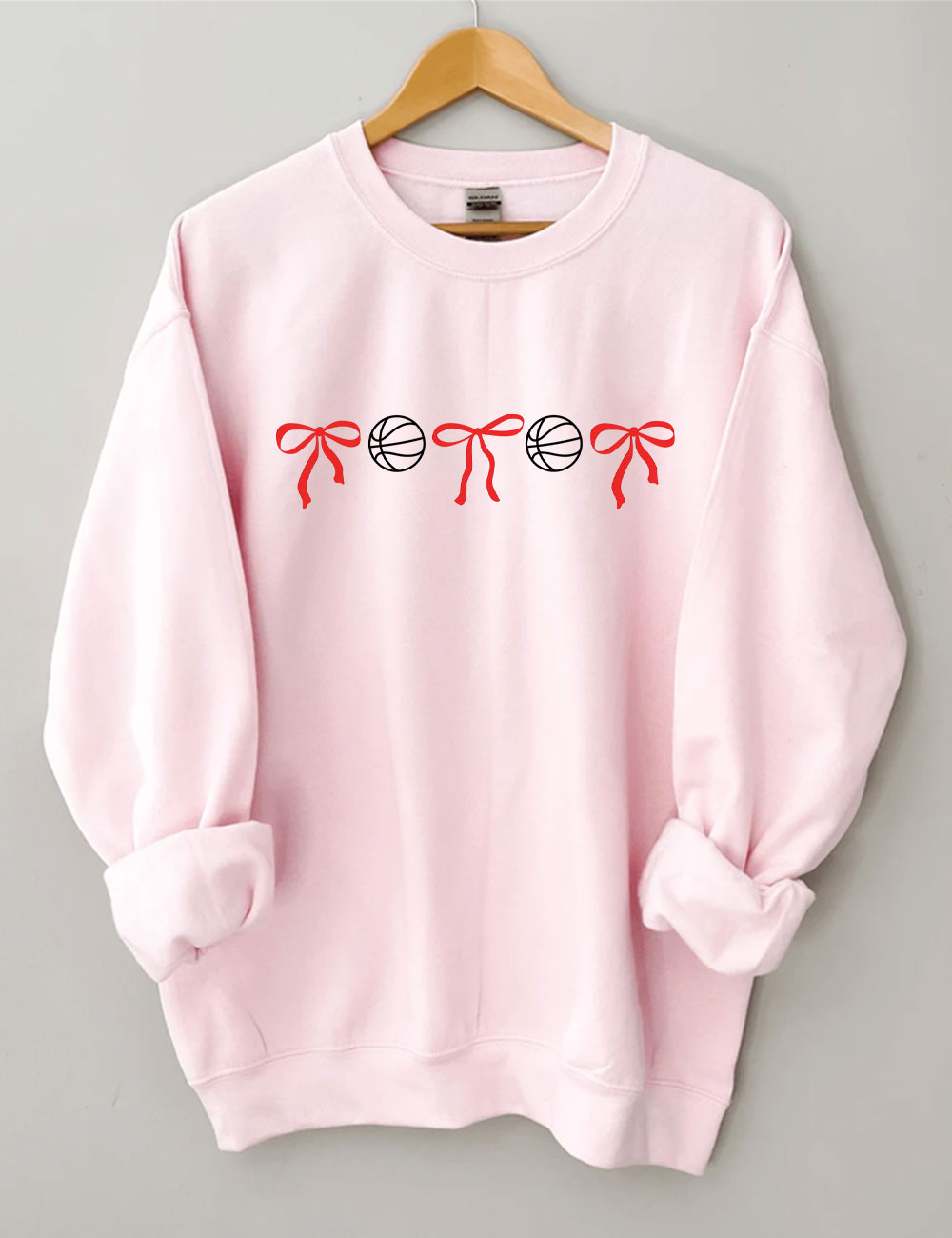 Basketball Bow Sweatshirt